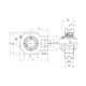 Palier complet coulisseau tendeur UCT.205 - 25 mm