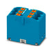 Bloc distributeur PTFIX - 6 voies - IDC - bleu