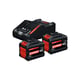 Pack batteries et chargeur pour outillage électroportatif 18V EXPERT