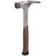 Marteau de charpentier à lattes ALUTEC tête aluminium acier face rugueuse - 0,75 kg - 380 mm