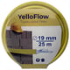 Tuyau d'arrosage PVC recyclé YelloFlow jaune - 19 mm x 25 mètres