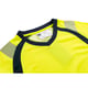 T-shirt manches courtes haute visibilité TO5 jaune/marine