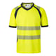 T-shirt manches courtes haute visibilité TO5 jaune/marine