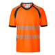 T-shirt manches courtes haute visibilité TO5 orange/marine