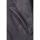 Sweat à capuche zippé 101759 gris carbone