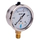 Manomètre 216 simple graduation glycèrine radial inox