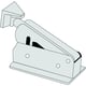 Loqueteau touche lâche en applique fixation façade de porte