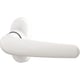 Béquille double sur rosace ovale Scoot finition blanc RAL 9010B