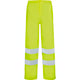 Pantalon de pluie haute visibilité jaune