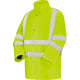 Veste de pluie haute visibilité jaune