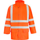 Veste de pluie haute visibilité orange