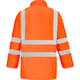 Veste de pluie haute visibilité orange