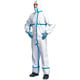 Combinaison à usage court Tyvek 600 Plus avec chaussettes Type 4B/5B/6B