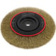 Brosse circulaire à fil ondulé en acier