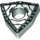 Plaquette de tournage négative carbure WNMG-NM4 - Longueur d'arête de coupe 6,52 mm - Rayon 0,8 mm - PVD - WSM20S - inox, super alliage, titane