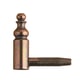 Fiche à visser rustique pour menuiserie bois 190 diamètre 13 mm longueur 45 mm femelle laitonné