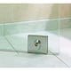 Serrure basse 1358 pour porte en verre