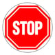 Panneau de signalisation stop - 300 mm