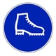 Panneau de signalisation chaussures de sécurité obligatoires - 300 mm