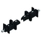 Kit chariots de rénovation double réglable BR DS4535 pour coulissant aluminium