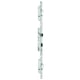 Serrure 3 points pêne dormant demi-tour 6470 pêne basculant crochet biseauté têtière U 24 mm entraxe 92 mm