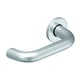 Béquille double BERCY 1325 pour porte épaisseur 38 à 48 mm argent