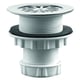 Bonde receveur de douche Ø 60mm à grille sortie verticale