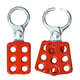 Crochet de consignation 416 aluminium machoire diamètre 25 mm pour 6 cadenas