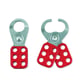 Crochet de consignation 420 acier machoire diamètre 25 mm pour 6 cadenas