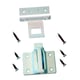Loqueteau de châssis PVC G-18412-01-0-7 pour recouvrement 15 à 17 mm