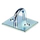 Piton pour porte-cadenas renforcé 46 x 40 mm a visser