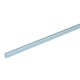 Profil de coulissage et guidage à encastrer SLIDE LINE 56 longueur 3000 mm anodisé argent