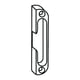 Gâche de galet à défoncer pour menuiserie bois E-11637-00-0-1