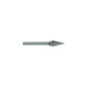 Fraise-lime 103171 carbure - Forme conique - Diamètre : 12 mm - Longueur utile : 25 mm - Longueur totale : 70 mm