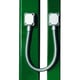 Passe-câble en applique DVK inox longueur 450 mm diamètre intérieur 10 mm