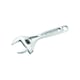 Clé à molette courte grande capacité 113AS 33 mm chromé 6"