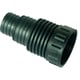 Raccord plastique cannelé étagé 32/40/50 mm 1"1/2