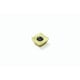 Plaquette de fraisage carbure SEEX-M08 - Longueur d'arête de coupe : 7,1 mm - Rayon : 0,3 mm - Revêtement PVD - F40M