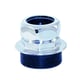 Nez de jonction pour tube de chasse 440 - Ø 55 à 57mm pour tube Ø 32mm chromé