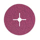 Disque abrasif appliqué grain céramique CO-COOL - diamètre 125 mm - alésage 22 mm - Grain 36