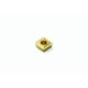 Plaquette de fraisage SPMX-75 carbure-75 - Longueur d'arête de coupe : 12 mm - Rayon : 0 mm - Revêtement : CVD - T25M