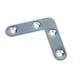 Equerre de cadre plate bouts ronds