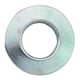 Rosette à collerette diamètre intérieur 17 mm à coller acier zingué