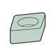 Assise pour porte-plaquette DCN120616