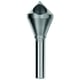 Fraise biconique à chanfreiner/ébavurer 411 HSS-E cobalt Angle 90°