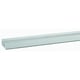 Profil aluminium en U anodisé argent