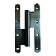 Paumelle inox 304 bouts ronds pour menuiserie bois