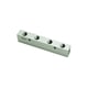 Nourrice de distribution in-line femelle 3311 - G1/4 G1/8 - 3 sorties