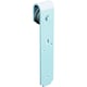 Monture à galet sur fer plat 50 x 6 mm 0017 Série SPORT galet polyamide pour porte 80 kg