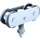 Monture à galet pour porte accordéon SPORTUB force 150 kg  galet en acier 0663